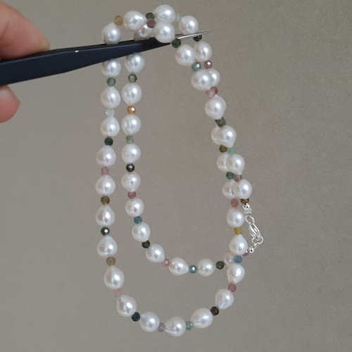 Collier raffiné pierre - collier,