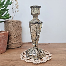 Bougeoir Art Déco en Métal -