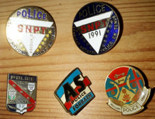 1 pin's badge police air frontières 17 PAF syndicat Lorraine Alsace Est patch 57