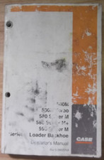 Case 580M Super M Turbo + 590 Tractopelle Opération Maintenance Manuel Livre