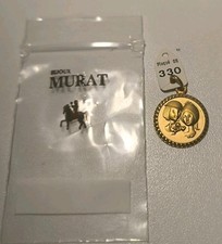 MEDAILLE Pendentif les Amoureux DE PEYNET PLAQUE OR MURAT  1,8 cm