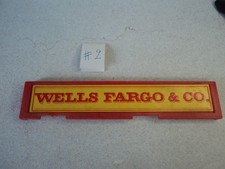 PLAYMOBIL vintage western station WELLS FARGO enseigne rouge / jaune set 3431 #2