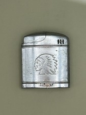 Briquet automatique à gaz à décor de tête d’indien