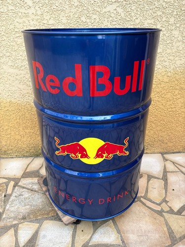 Baril métal red bull - red, l