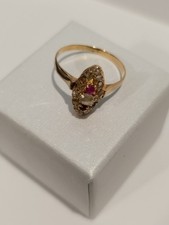 BAGUE OR JAUNE  18 CARATS