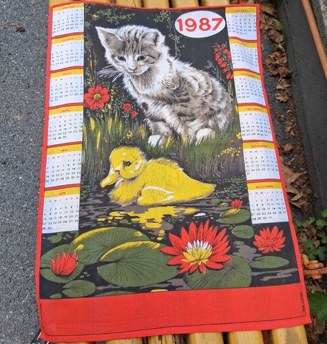 Torchon calendrier