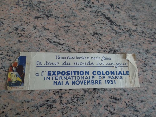 Ancienne invitation de - 1,