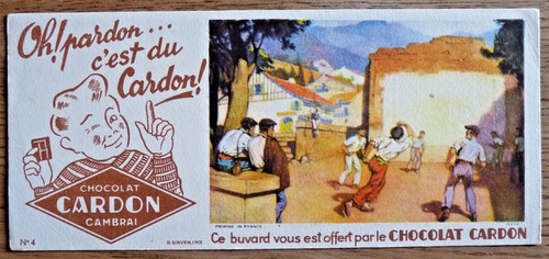 Buvard chocolat - buvard,