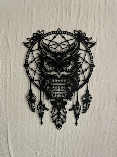Décoration murale hibou - décoration,
