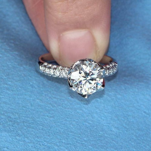 Bague fiançailles florale - fiançailles,