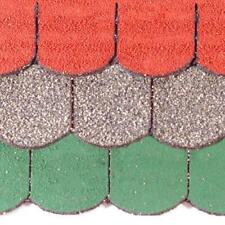 Ensemble Bardeaux Tuiles de Forme Plate (33 MM) Bitume Carton Bitumé Carton