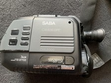 Caméscope VHS-C SABA CVK 5000 Vintage – Pour pièces ou réparation