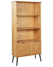 Bibliothèque Rustique en Bois