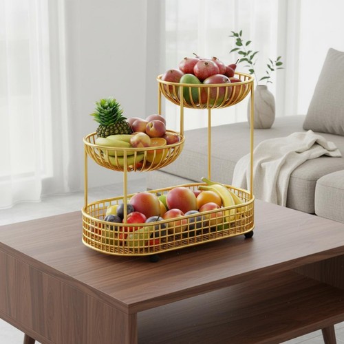Panier fruits 3 étages - panier,