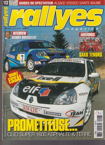 Rallyes magazine 113 clio - rallyes,