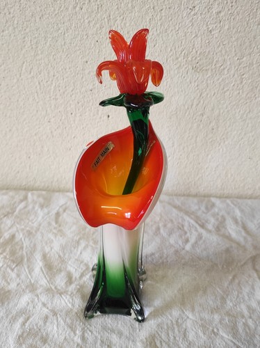 Vase verre tulipier fleur - verre,