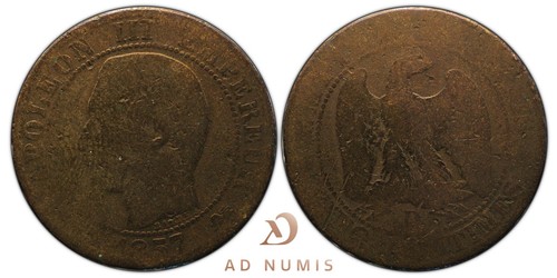 France rare centimes 1857 - france,