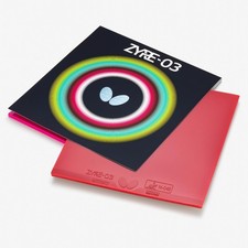 Butterfly ZYRE-03 2,5 mm rouge 06140 tennis de table caoutchouc haute...