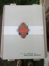 RENAULT tracteur agricole calendrier 1957