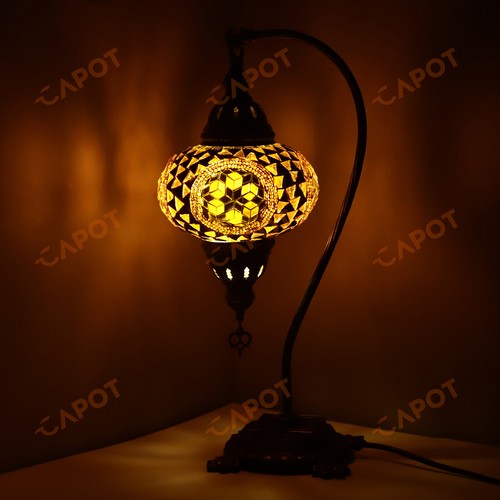 Lampe table mosaïque - en,