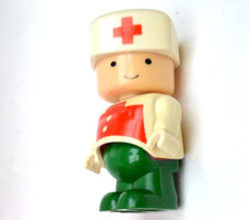 JOUET FIGURINE FIGURE INFIRMIER VINTAGE STYLE PLAYBIG PLAYMOBIL LEGO DUPLO