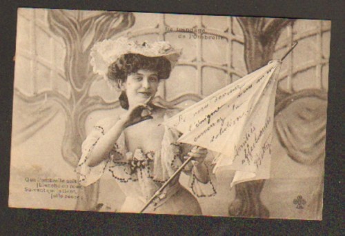 Langage ombrelle femme - langage, l'ombrelle