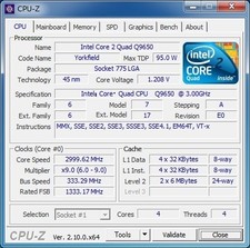 INTEL Core 2 Quad Q9650 (3.00