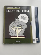 Le chat - Le double chat- 2 BD en emboitées  de 1999 - TBE  - Philippe Geluck