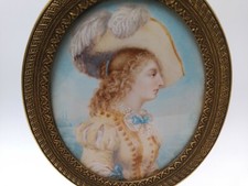 Ancienne miniature peinte