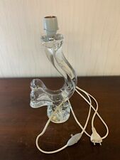 Pied de lampe en cristal Daum