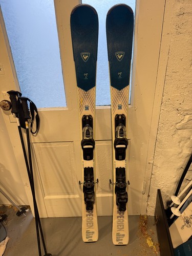 Skis with bindings and - with,