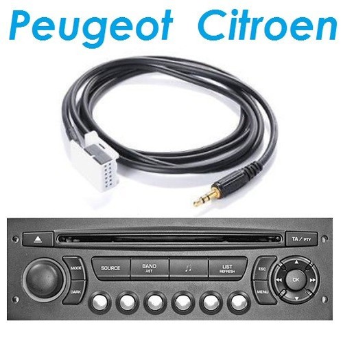Cable auxiliaire mp3 auto - cable,