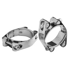 Lot de 2 colliers de serrage en acier inoxydable pour pression turbo et refroidi