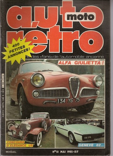 Auto retro dossier alfa - auto,