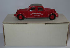 RARE MVI KIT RESINE MONTE 1992 CITROEN 2CV BICEPHALE POMPIERS COGOLIN 1/43 #052