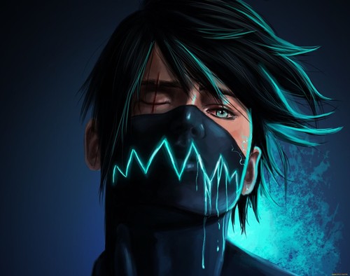 Anime scars face - , mask