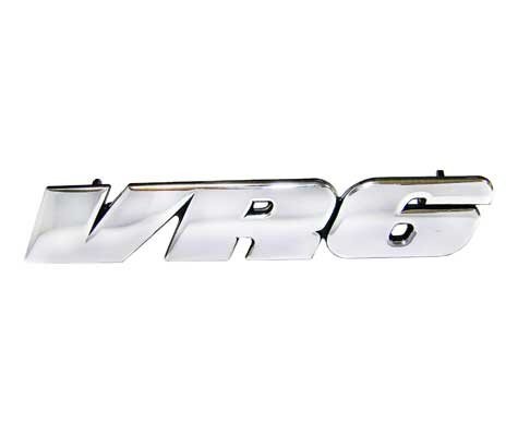 Sigle vr6 chromé - chromé, de