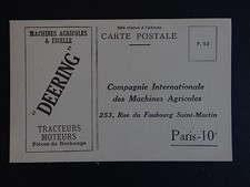 CPA carte postale DEERING