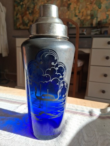 Ancien shaker cocktail - ancien, bleu