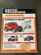 RTA revue technique N°502 SANTANA et SUZUKI S 410 413    K24