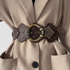 Femme Vintage PU Cuir Ceinture