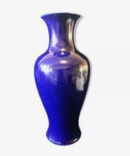 Vase balustre aubergine