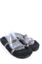 ZARA Sandales confort Dames Sandales T EU 40 brun-noir style décontracté