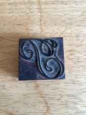 Ancien Tampon En Bois de