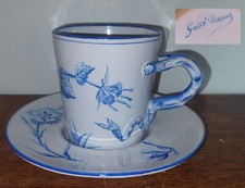 RARE TASSE ET SOUS TASSE EMILE GALLÉ NANCY