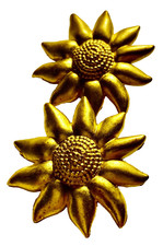 boucles d'oreilles  doré 