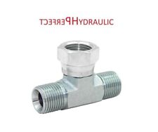 Raccord hydraulique en T BAB T BSP UNF ORFS et métrique