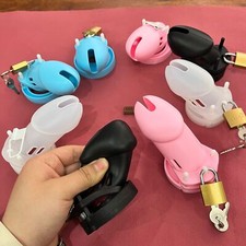 Petit/Grand Silicones La Cage Du Mâle Chasteté Le Dispositif Verrouillage BDSM