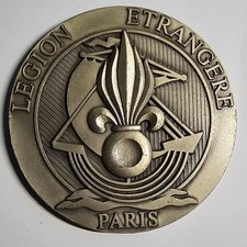 Bureau de Recrutement  LÉGION ÉTRANGÈRE Paris Médaille de table 70 mm
