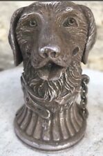 Porte Briquet Métal Tête Chien Médor VINTAGE